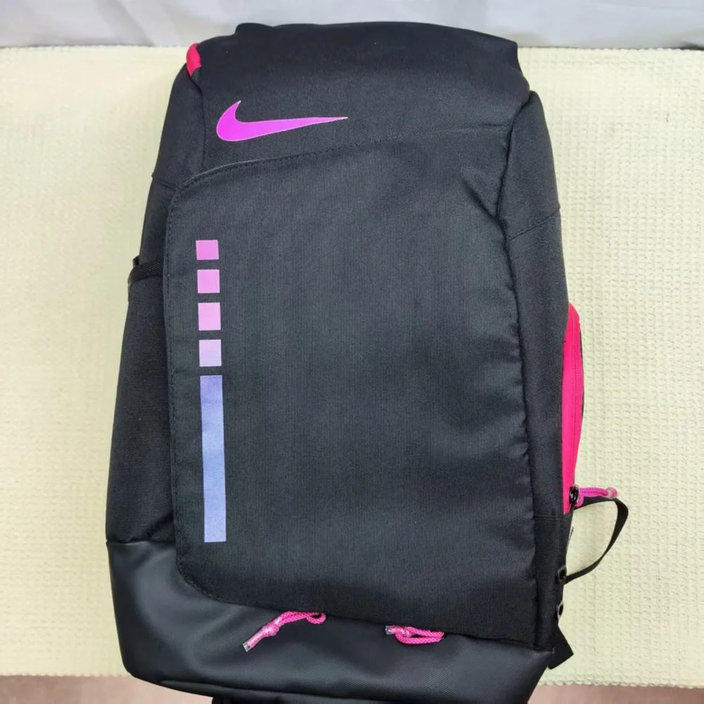 Nike | Bags | Nike Mens Black Backpack With Pink And Purple Accents |  Poshmark